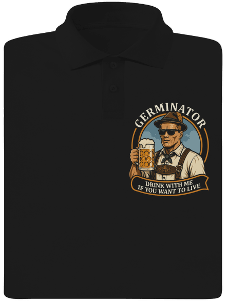 Germinator férfi pólóingek Black