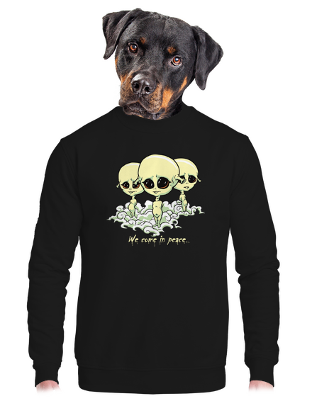 Látogatók unisex crewneck Black