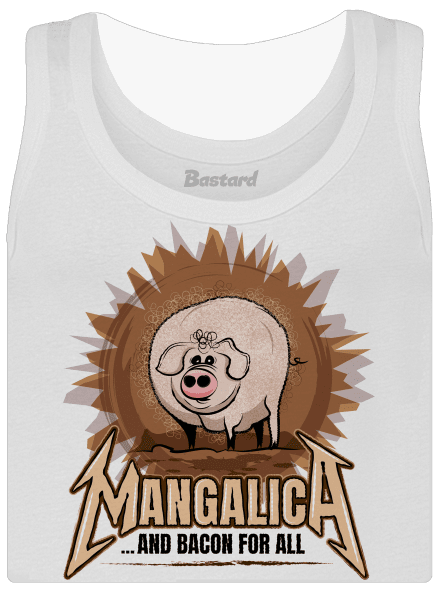 Mangalica klasszikus női trikó White