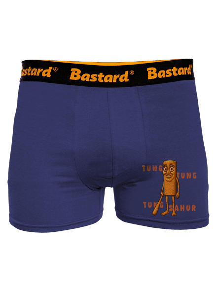 Tung Tung Tung Sahur – Italian Brainrot boxeralsó Blue Navy