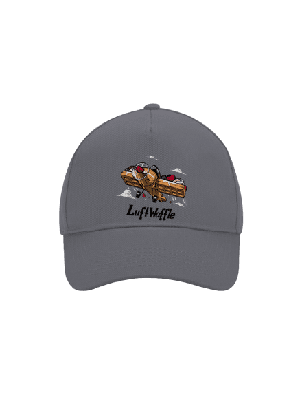 Luftwaffle baseballsapka Graphite grey