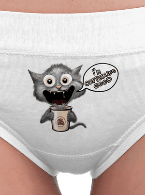 I’m coffeeling good női bugyik White