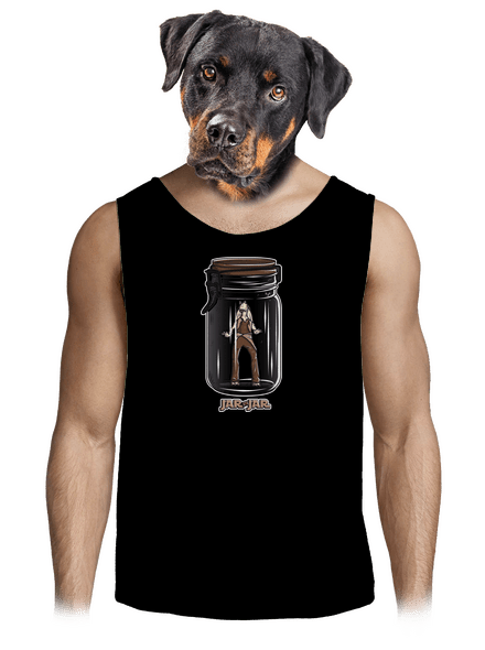 Jar in jar férfi trikó Black