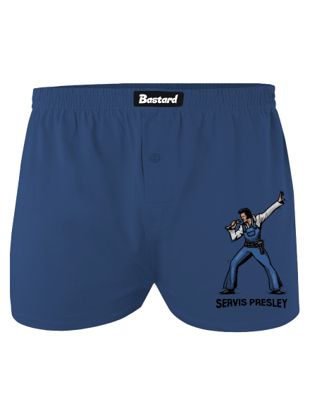 Servis Presley férfi alsó nadrág Blue