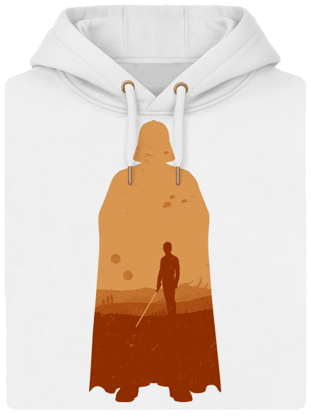 Skywalker unisex prémium pulóver Snowwhite