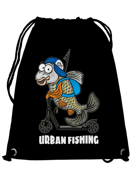 Urban fishing hátizsák Black