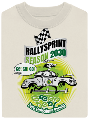 Rallysprint 2030 unisex crewneck Off White