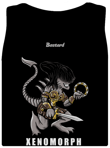 Xenomorph klasszikus női trikó Black