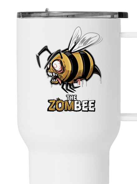 ZomBee - sárga termosz bögre White