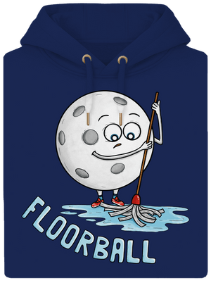 Floorball unisex prémium pulóver Navy