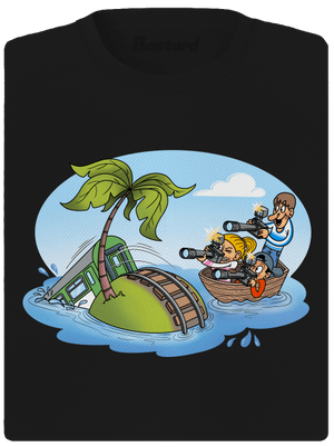 Vasúti sziget női sportpóló Black