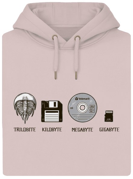 Trilobite unisex prémium pulóver Rose Chalk