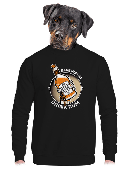 Save water unisex crewneck Black