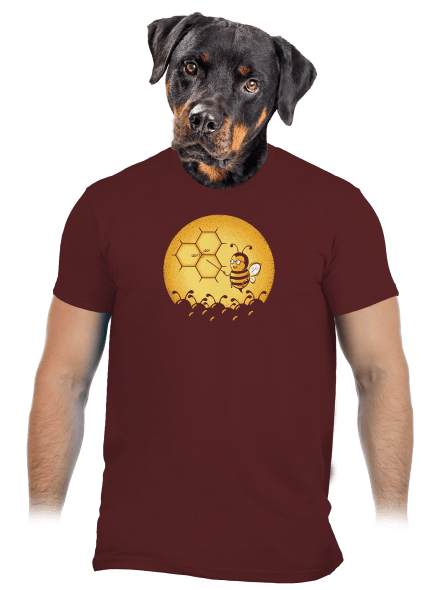 Méhegyetem férfi póló Chocolate