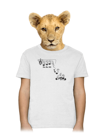 Do re mi fall gyerek póló White