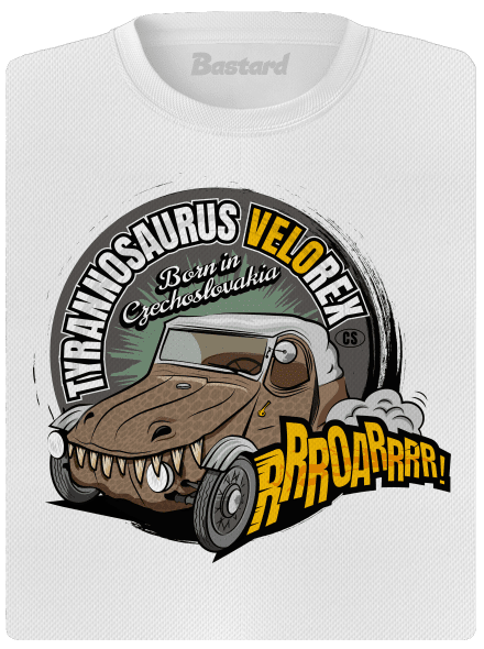 Tyrannosaurus Velorex női sportpóló White