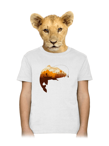 Halfogás gyerek póló White