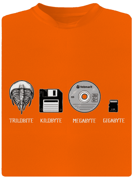 Trilobite férfi sportpóló Neon Orange