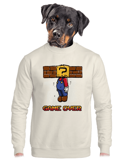 Game over unisex crewneck Off White