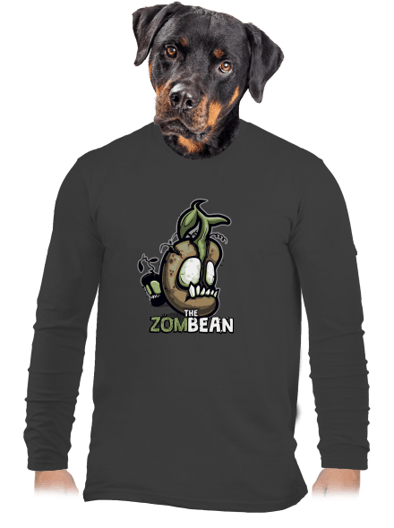 Zombean férfi hosszú ujjú póló Dark Grey