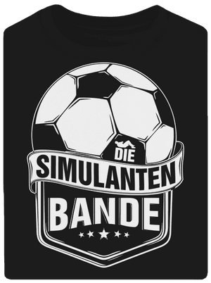 Simulanten bande unisex túlméretezett póló Black