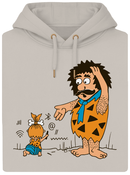 A fejlődést nem tudod megállítani unisex prémium pulóver Pastel Macchiato
