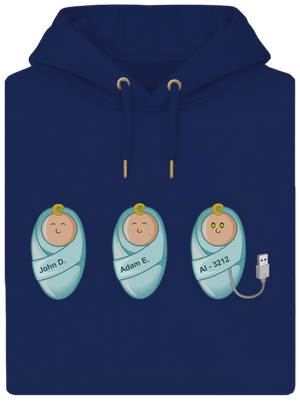AI baby unisex prémium pulóver Navy