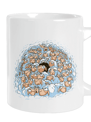 Nem megyek a tömeggel nagy bögre White