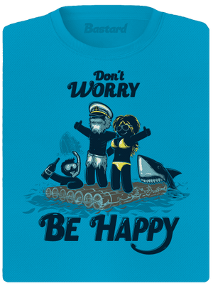 Don't worry női sportpóló Blue Atol