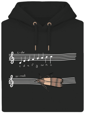 A - moll unisex prémium pulóver Dark Black