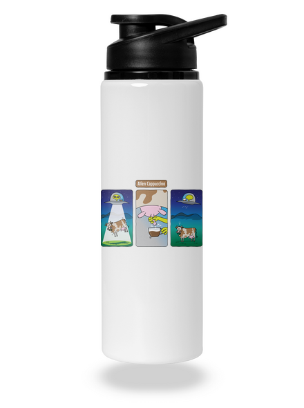 Alien Cappuccino kulacs White