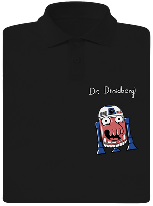 Dr. Droidberg férfi pólóingek Black