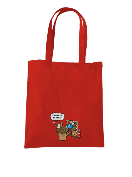 Sweet muffin táska Bright Red