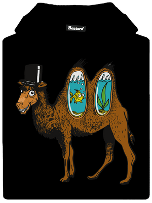 Teve titok gyerek kenguruzsebes pulóver Black