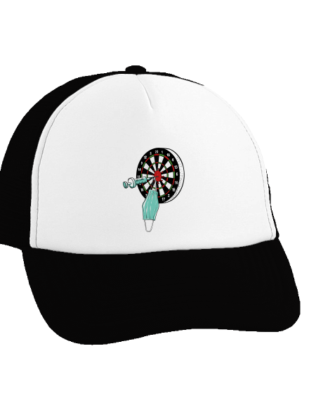 Közbelépés teherautós sapka Black cap