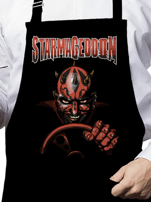 Starmageddon kötény Black