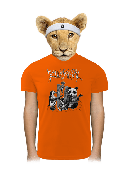 ZOO metal gyerek sport póló Neon Orange