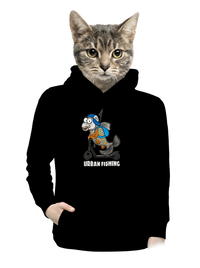 női kenguruzsebes pulóver