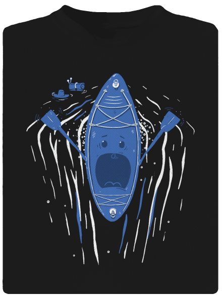 Ahhhh! gyerek sport póló Black