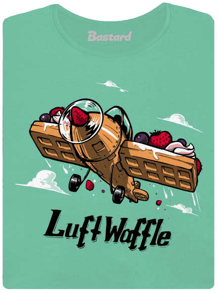 Luftwaffle prémium női póló Mint Mal
