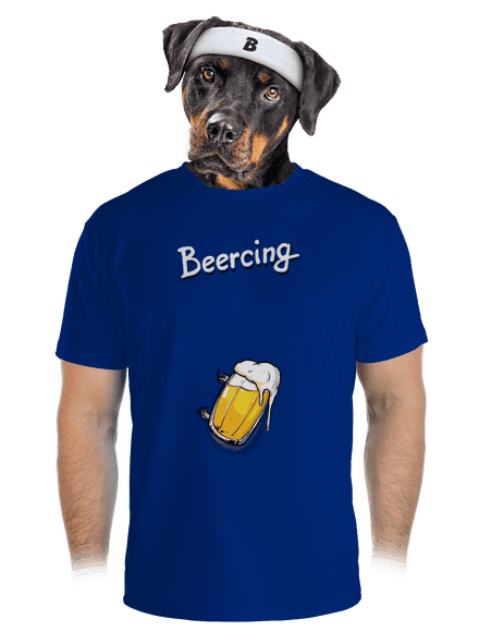 Beercing férfi sportpóló Royal Blue Mal