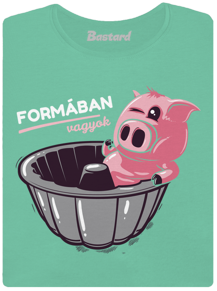 Formában prémium női póló Mint Mal