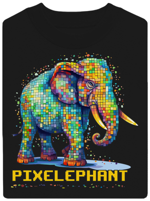 Pixelephant unisex crewneck Black