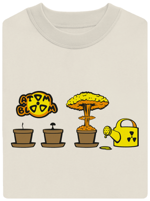 Atom bloom unisex crewneck Off White