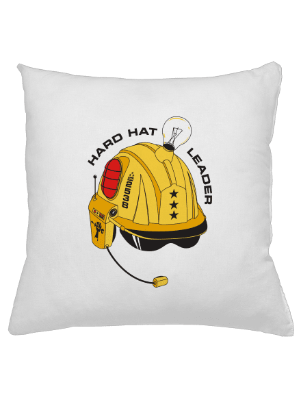 Hard hat leader párna White