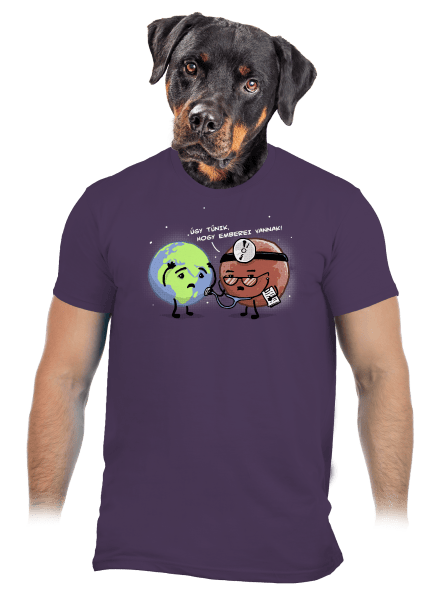 Diagnózis férfi póló Urban Purple