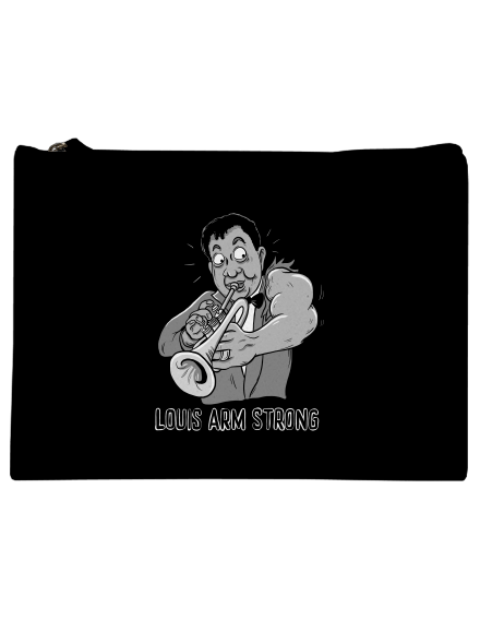 Louis Armstrong kis táska Black