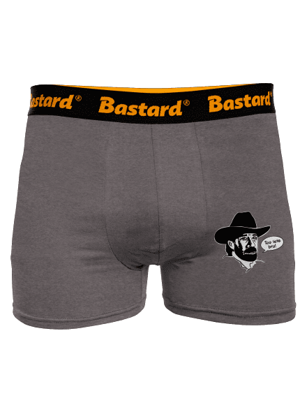 Too late bro boxeralsó Gray Melange