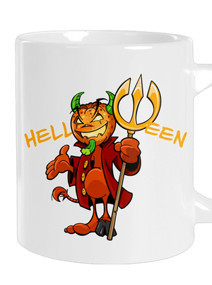 Helloween nagy bögre White