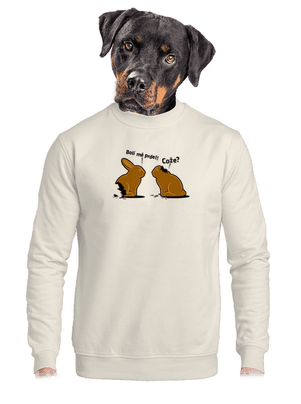 Fáj a seggem! unisex crewneck Off White